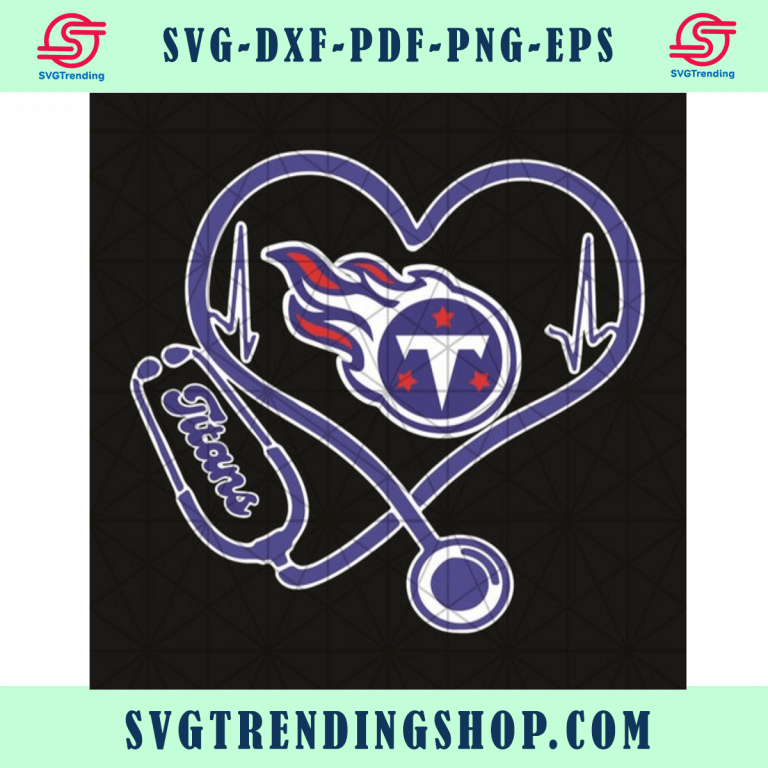 Tennessee Titans Girl Svg Nfl Svg Cricut File Svg Football Svg