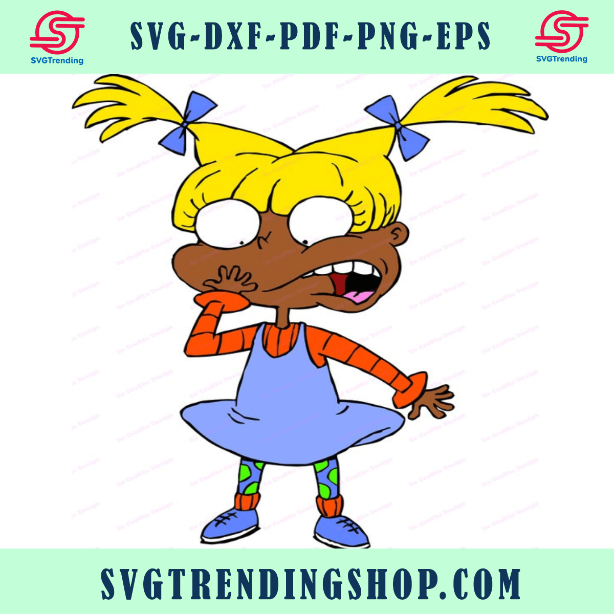 Angelica Pickles African American Rugrats Svg 8 Svg Dxf Cricut 3158