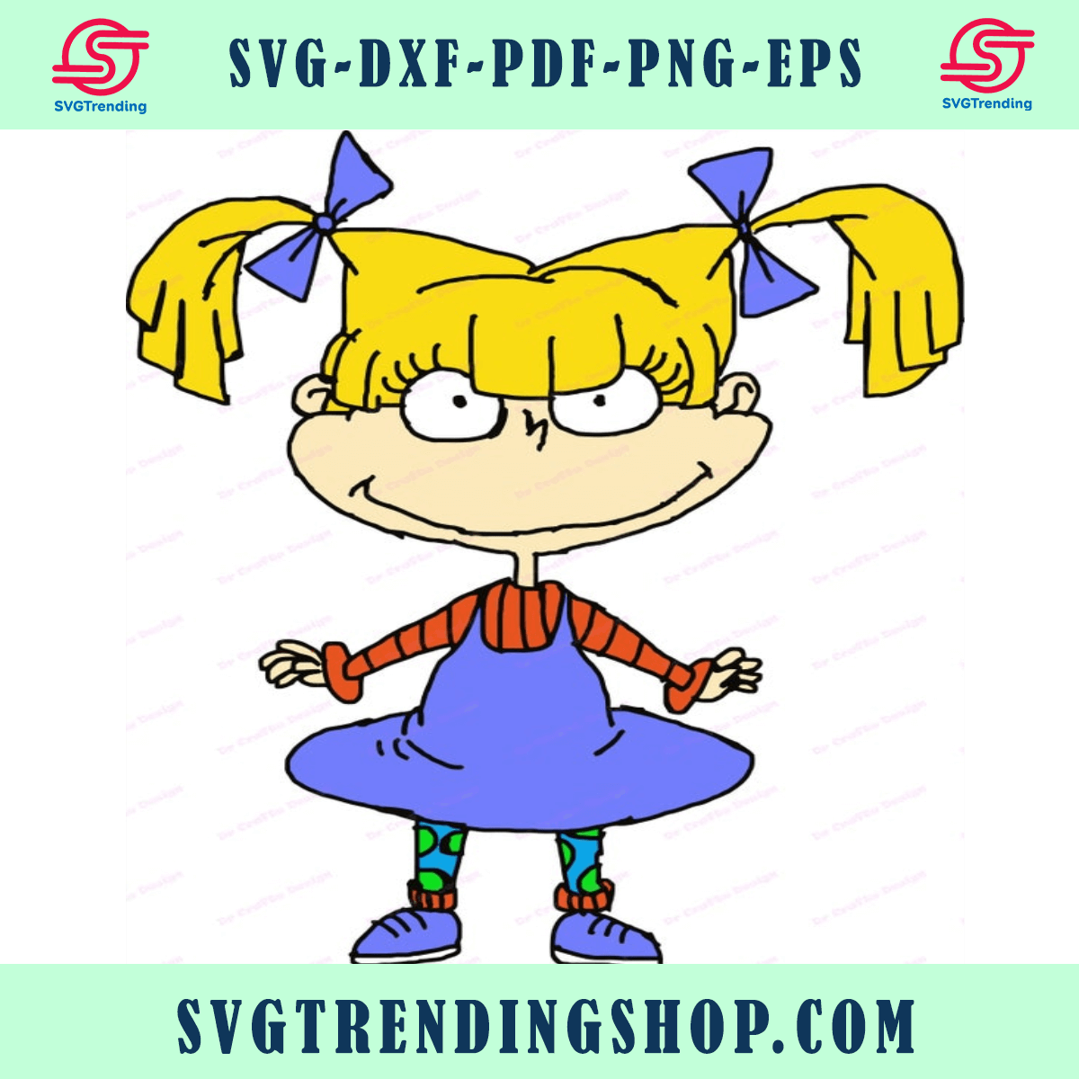 Angelica Pickles Rugrats Svg 1 Svg Dxf Cricut Silhouette Cut File Instant Download1423888