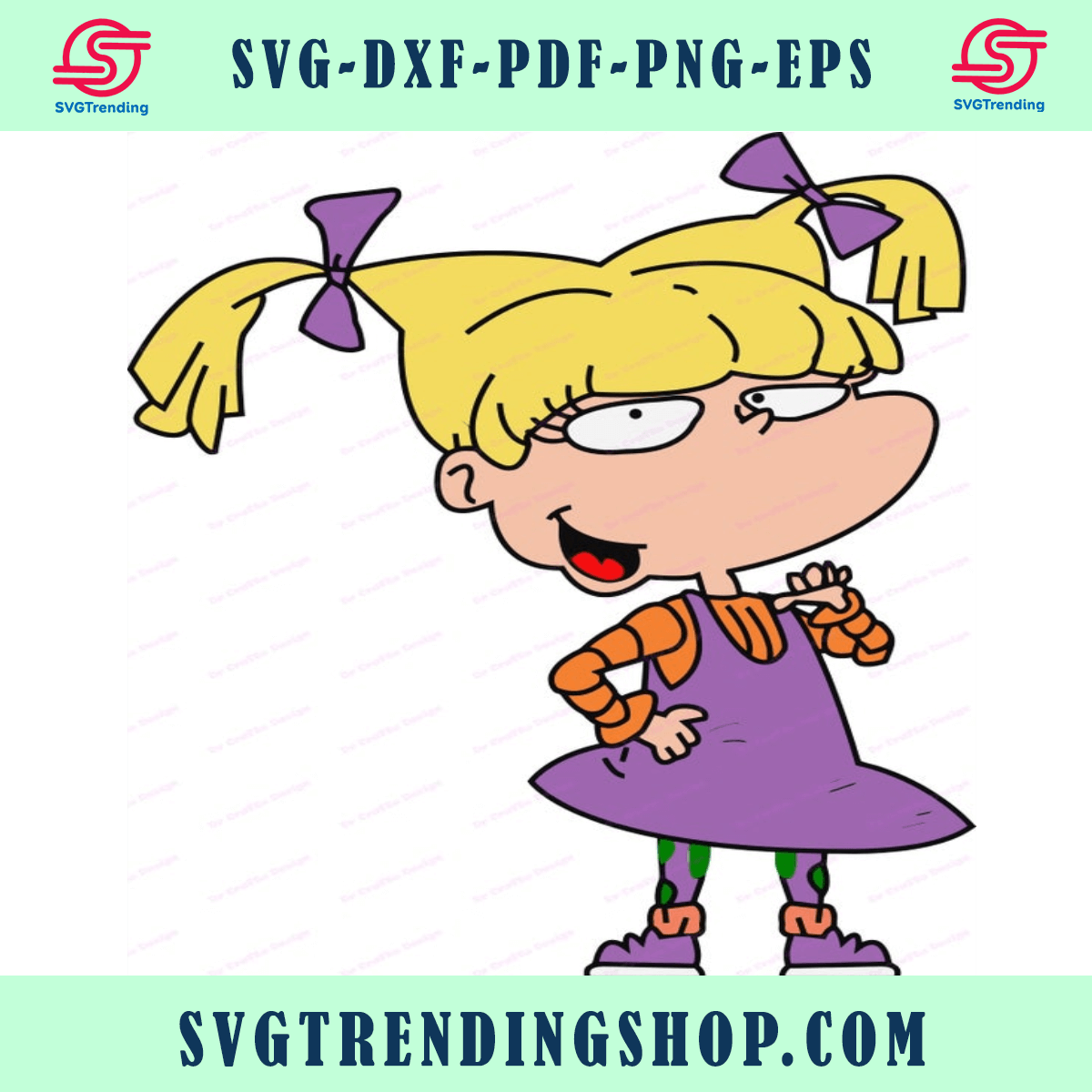 Angelica Pickles Rugrats Svg 2 Svg Dxf Cricut Silhouette Cut File Instant Download1868591 1730