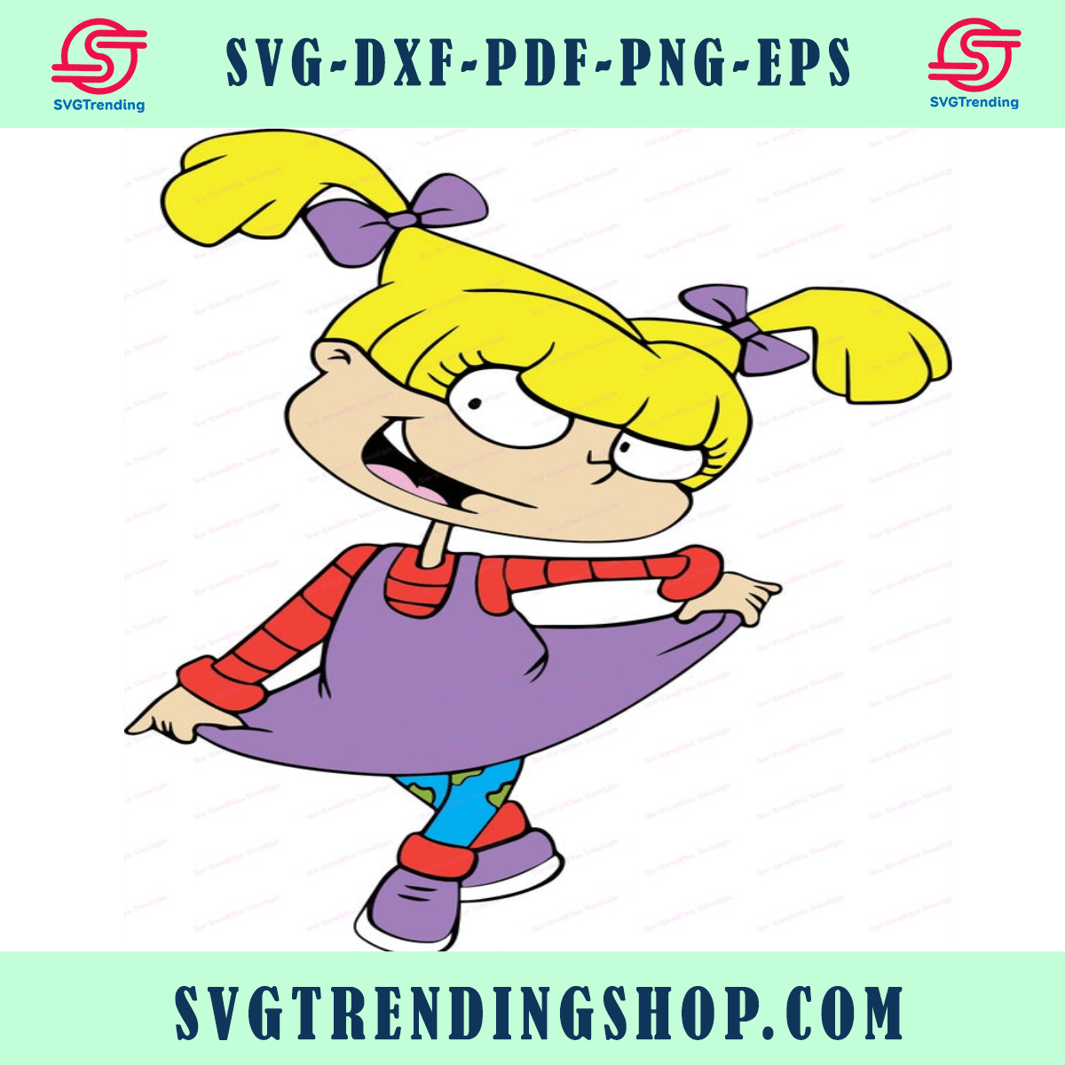 Angelica Pickles Rugrats Svg Png Dxf Eps Cut Files For Cricut Porn Sex Picture