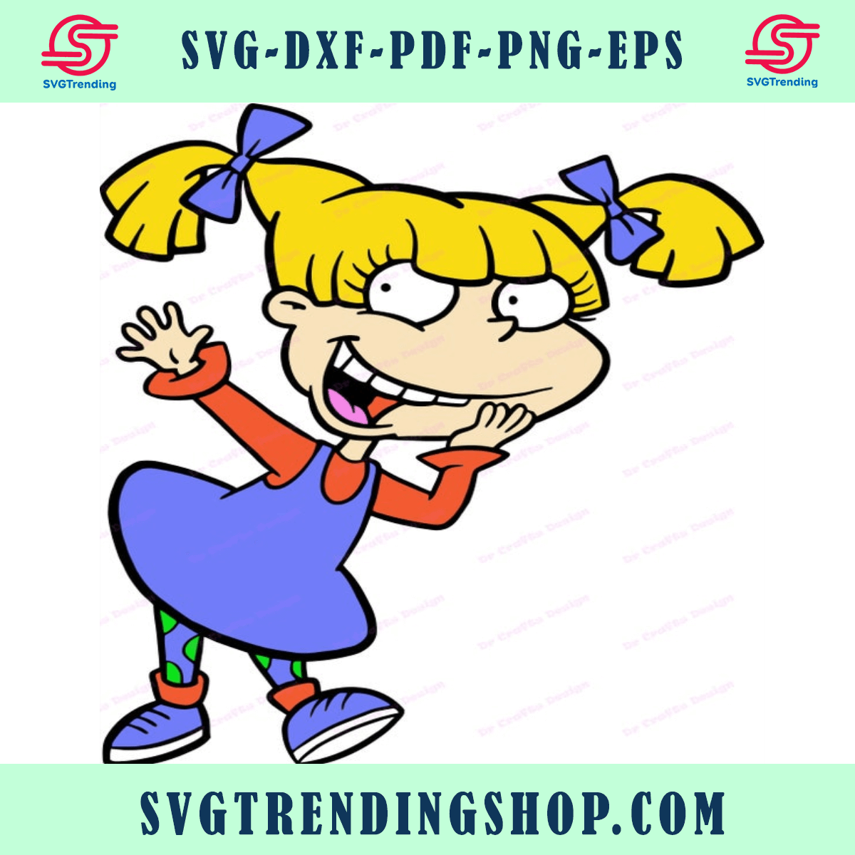 Angelica Pickles Rugrats Svg 6 Svg Dxf Cricut Silhouette Cut File Instant Download1165223