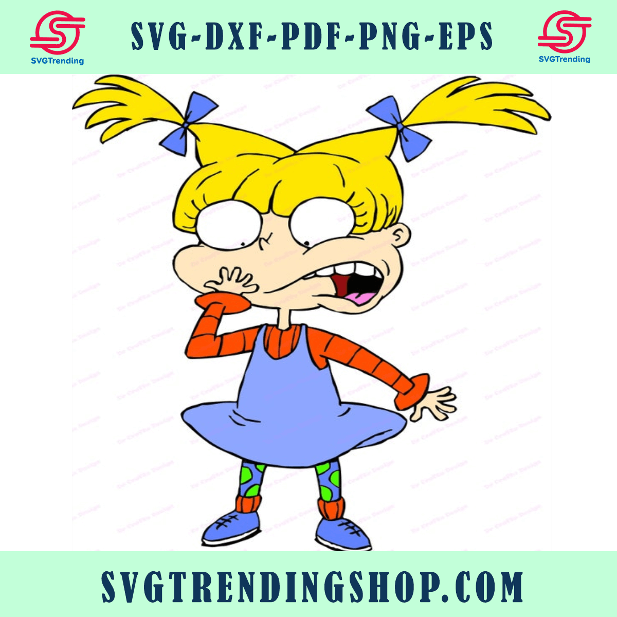 Angelica Pickles Rugrats Svg Png Dxf Cricut Silhouette Cut File I Porn Sex Picture