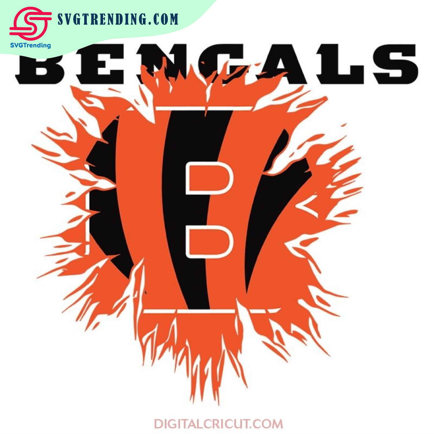 Cincinnati Bengals Svg, Cricut File, Clipart, NFL Svg, Sport Svg ...