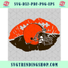 Cleveland Browns Lips Svg, Sport Svg, Cleveland Browns football svg, Browns logo svg , Browns Football svg