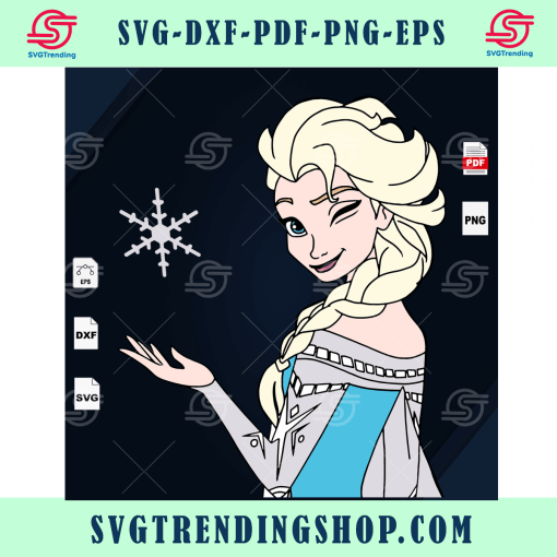 Frozen Queen Elsa, Frozen Queen Elsa Custom, Elsa Svg, Elsa Vector ...