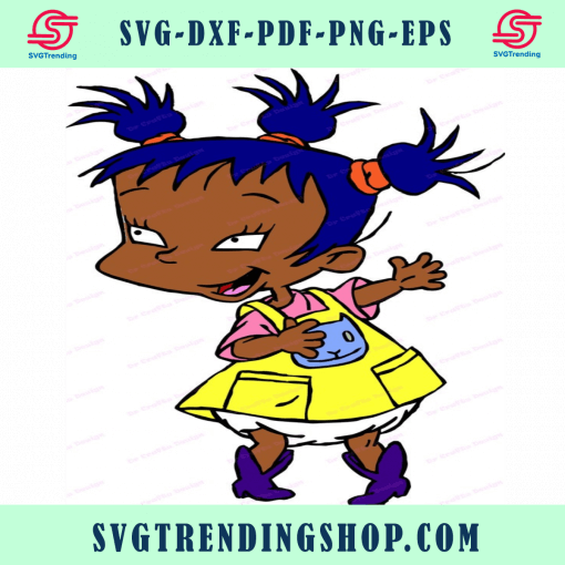 Kimi Finster African American Rugrats Svg Svg Dxf Cricut Silhouette 1075