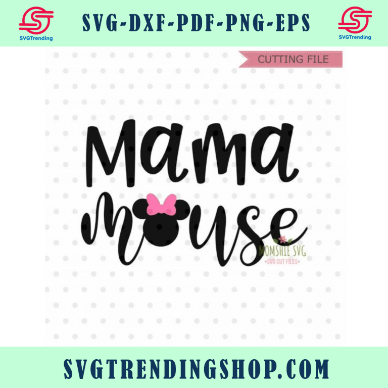 Mama Mouse Svg Minnie Mouse Svg Instant Download Minnie Mouse Svg