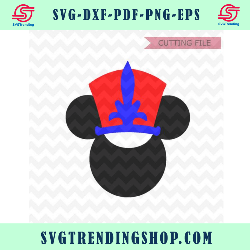 Mickey Mouse Head marching band hat SVG, Mickey Mouse SVG, Disney svg, Mickey svg