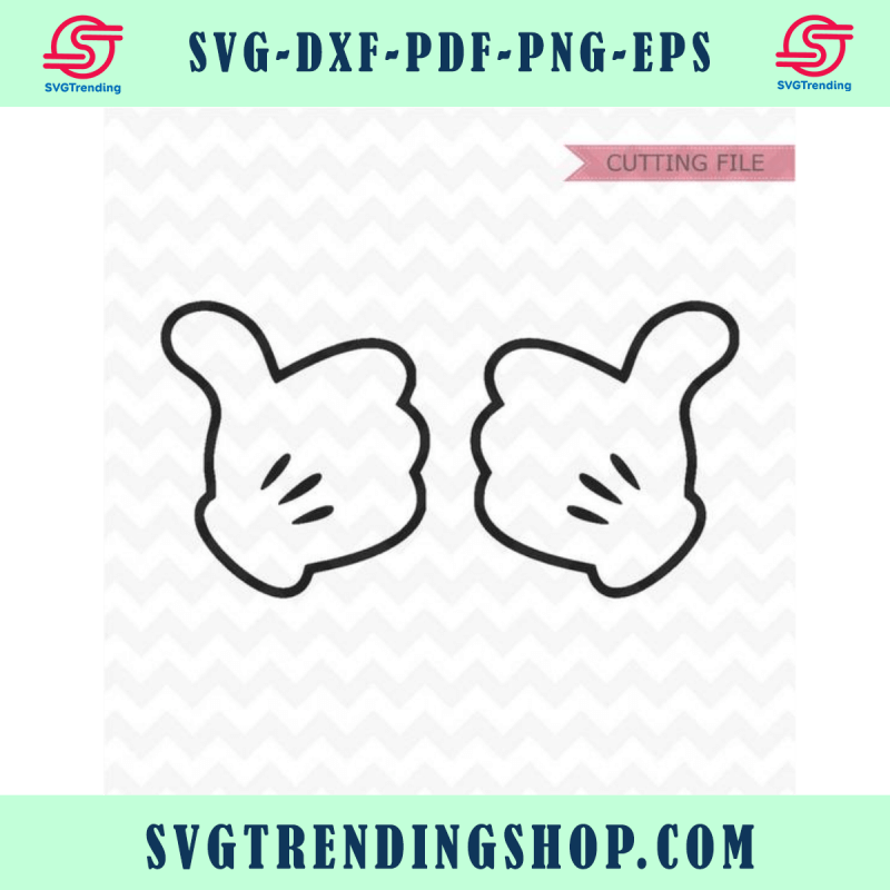 Mickey mouse hands svg, mickey hands thumbs up svg, mickey hands svg and png instant download, mickey