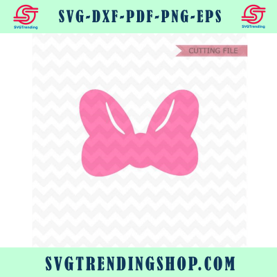 Minnie Mouse Bow Svg Layered Minnie Mouse Cute Bow Polkadots Svg And