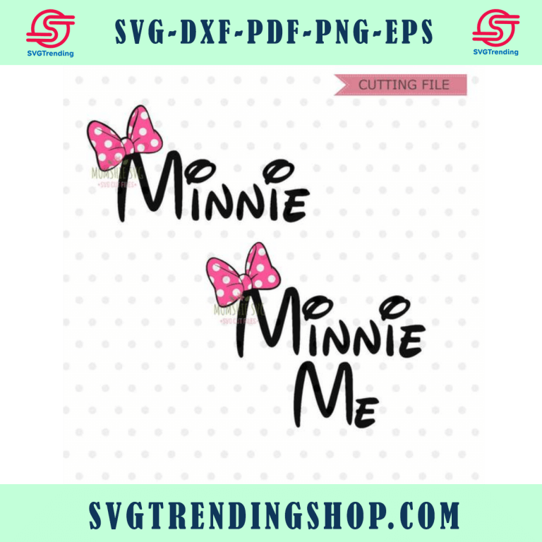 Minnie Mouse Svg Minnie Me Svg Layered Disney Minnie Mouse For Cricut