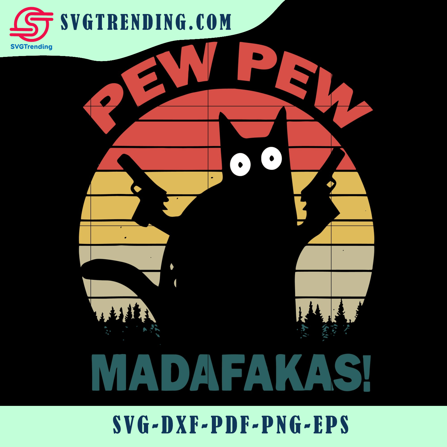 PewPew Madafakas Cat svg,Madafakas Cat svg, cat svg, funny cat svg ...