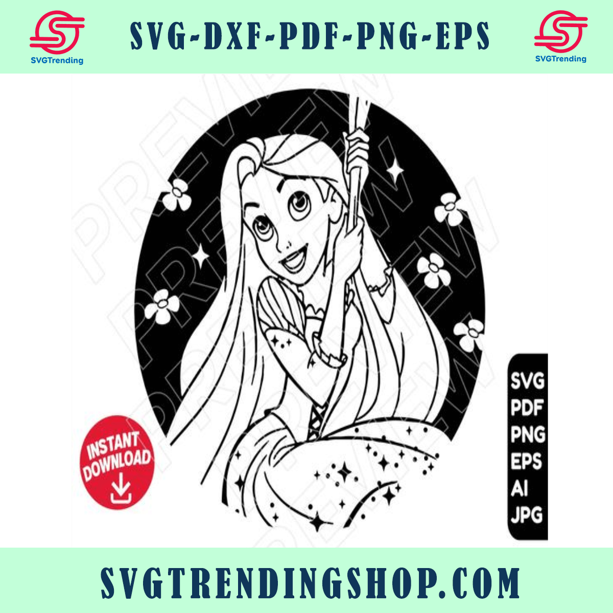 Rapunzel Svg And Png Clipart Files Rapunzel Svg Princess Svg Etsy India Porn Sex Picture 