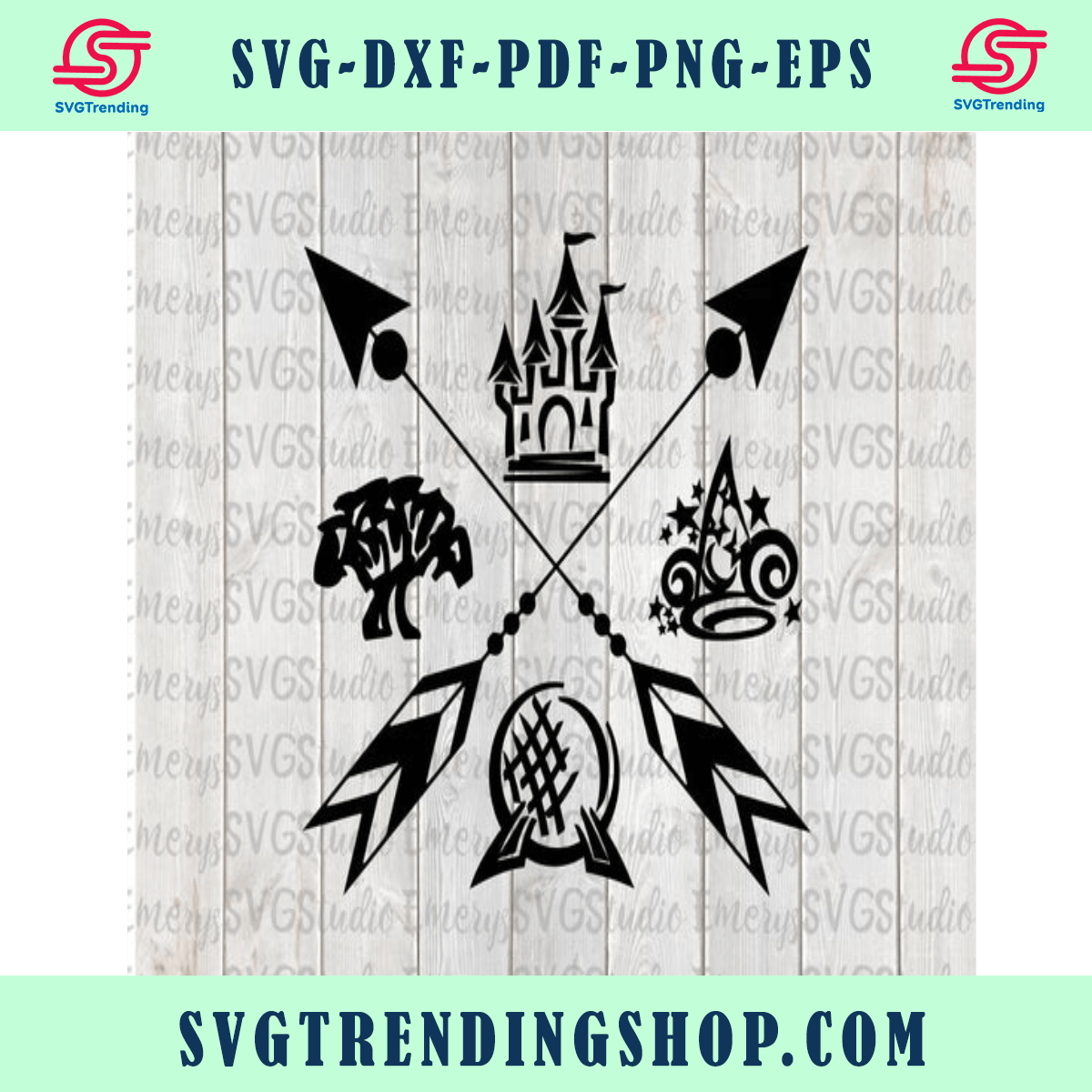 Disney Mickey Pirate Svg Dxf Png Cut Files 