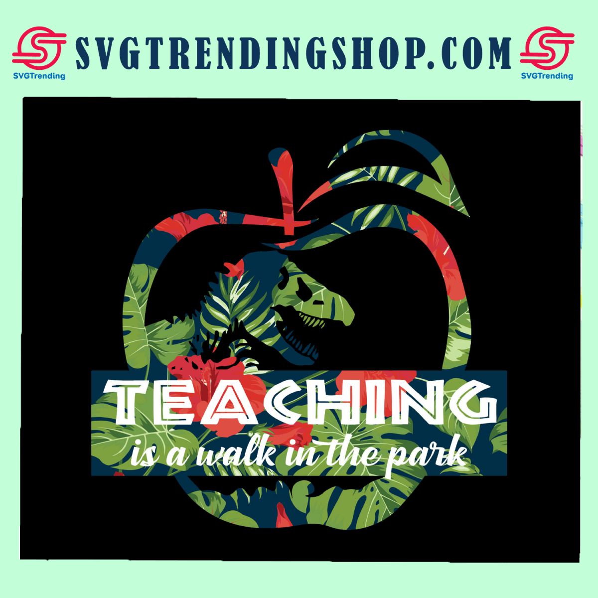 teaching-is-a-walk-in-the-park-park-svg-park-gift-teacher-shirt