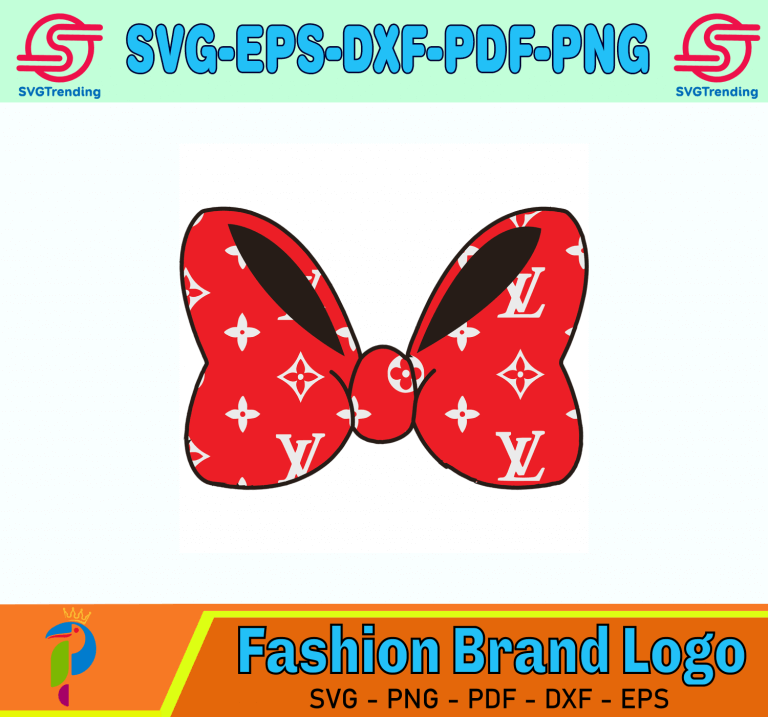 Louis Vuitton Bow Svg, Logo Svg, LV Wrap Svg, Louis Vuitton Svg, Bow ...