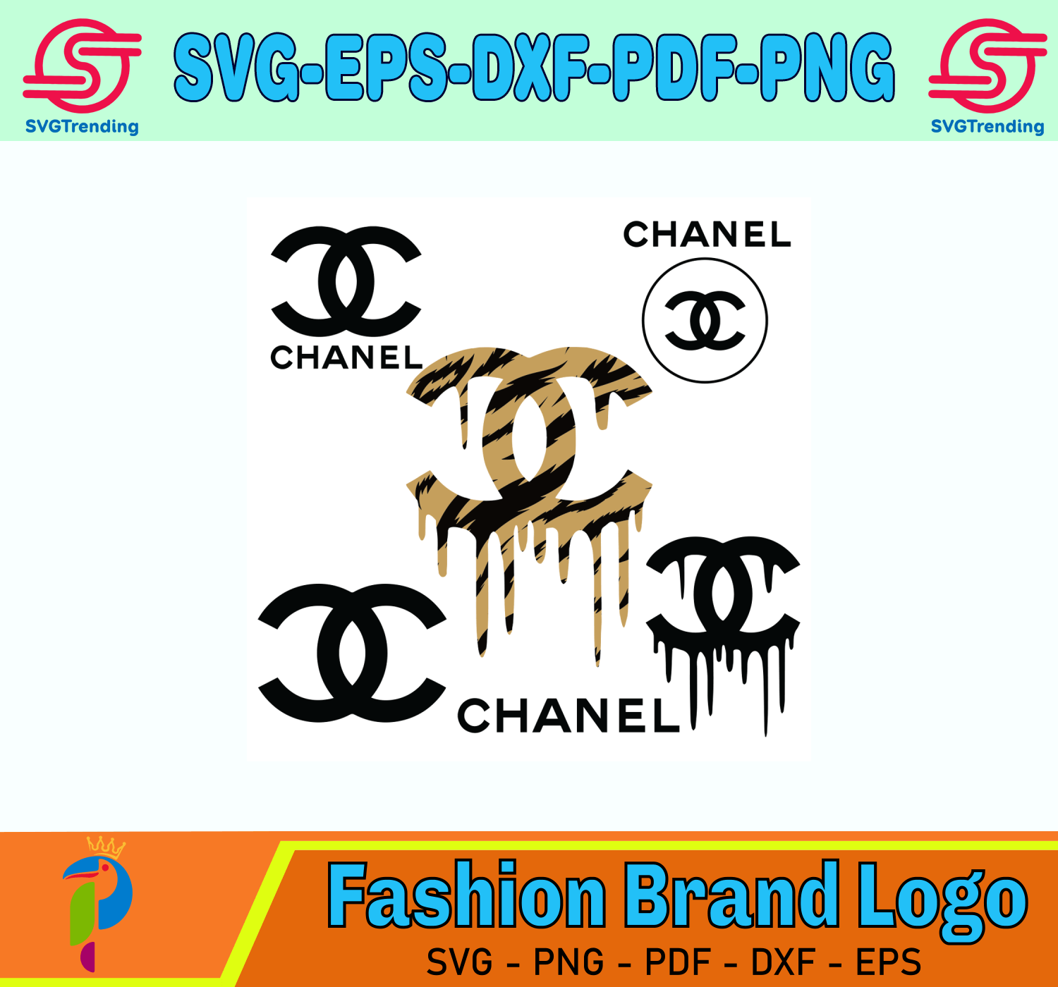 Chanel Dripping Logo Svg, Logo Svg, Trending Svg, Chanel Svg, Chanel ...