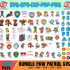Paw Patrol Mega Bundle Svg, Paw Patrol Svg, Cartoon Svg, Paw Patrol Birthday, Paw Patrol Bundle Svg