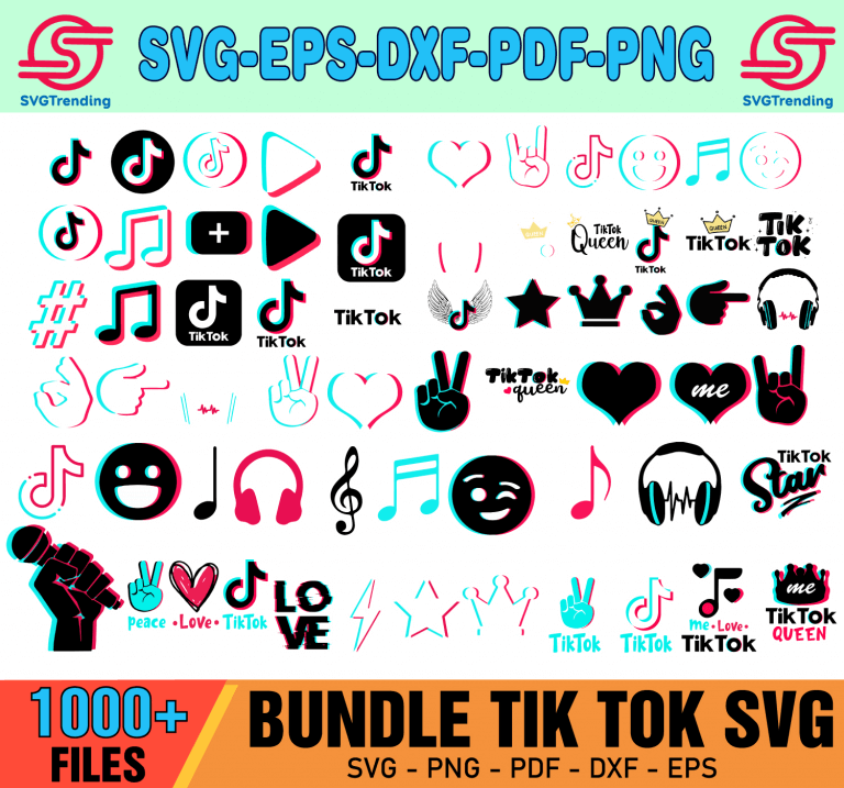 1000+ Tik Tok Bundle Svg, Trending Svg, Tik Tok Svg, Tik Tok Logo SVG ...