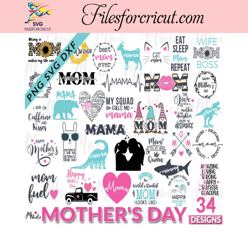 Mom Svg Mother S Day Svg Blessed Svg Silhouette Cricu