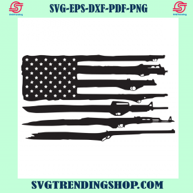 American Flag Guns Svg American Rifle Flag Svg, American Flag Svg ...