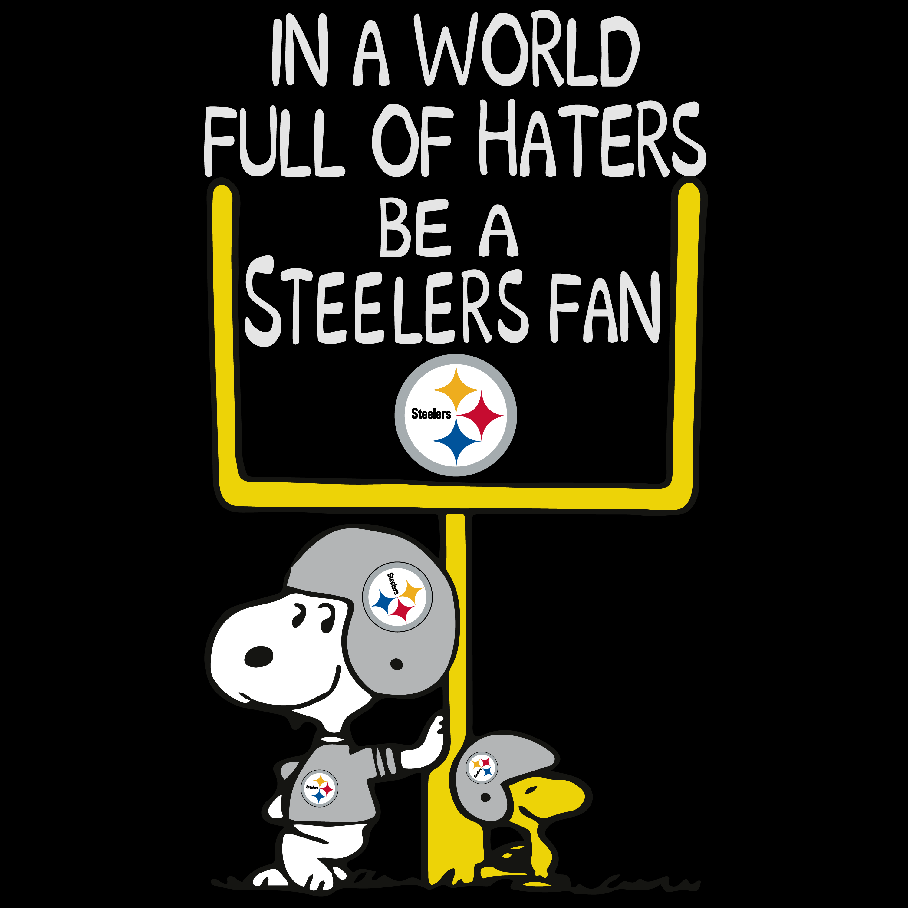 In A World Full Of Haters Be A Eagles Fan Svg, Sport Team Svg, Snoopy Svg
