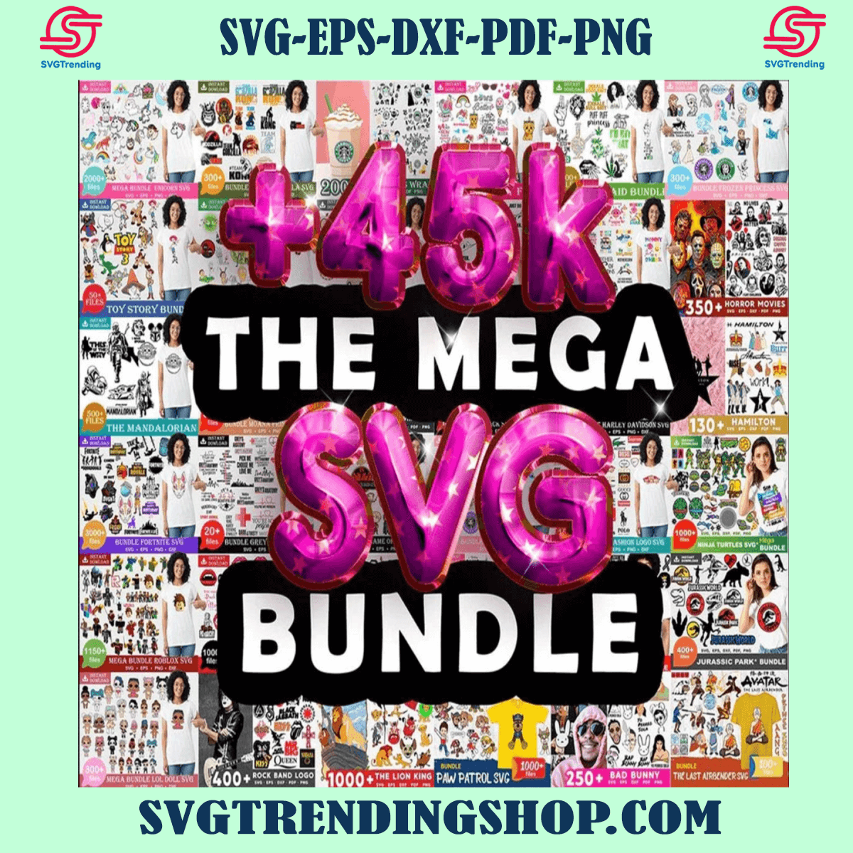 45.000+ Mega Bundle Svg, All You Need Include, Huge Bundle Svg